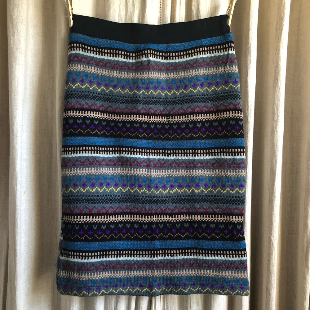 Zig Zag Knit Skirt